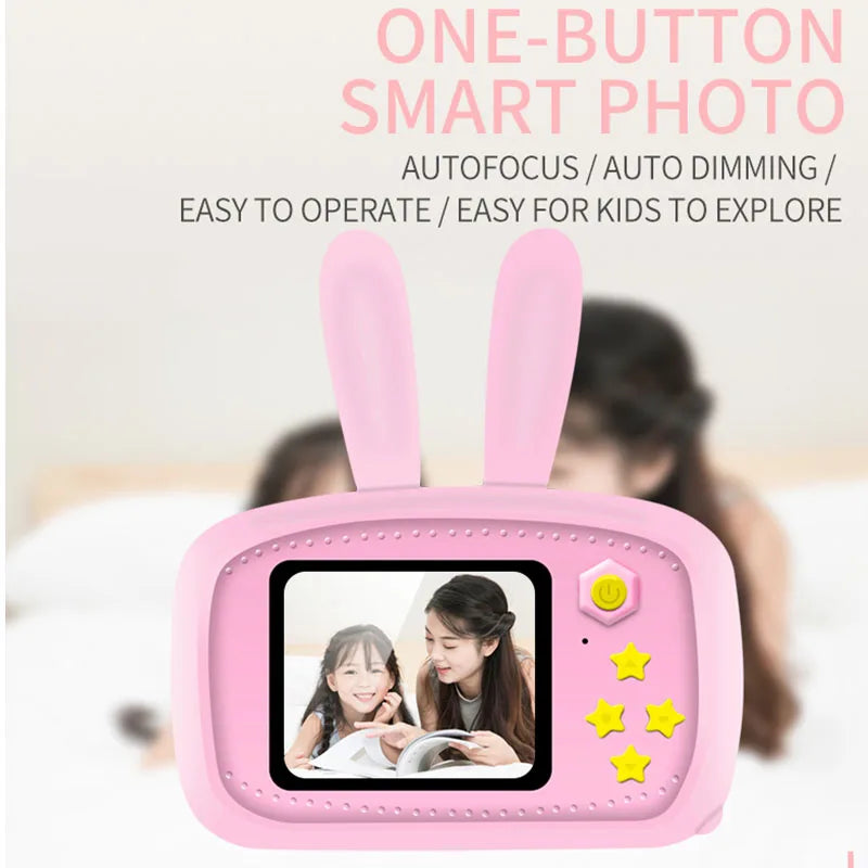 Child camera HD digital camera 2 inch cute cartoon Camera toys children birthday gift 1600w child toys Camera