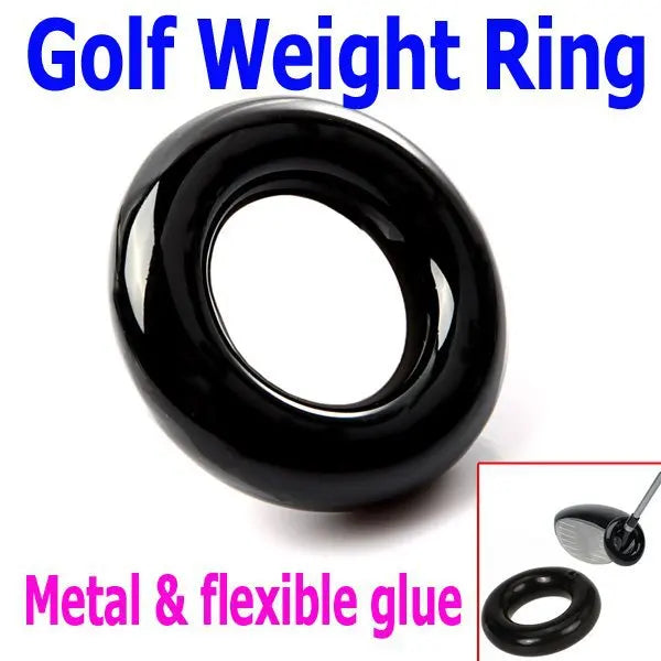 1PC Golf Weight Ring 150g Black red Round Weight Power Swing Ring for Golf Clubs Warm up Aid For Training Golf Accessories