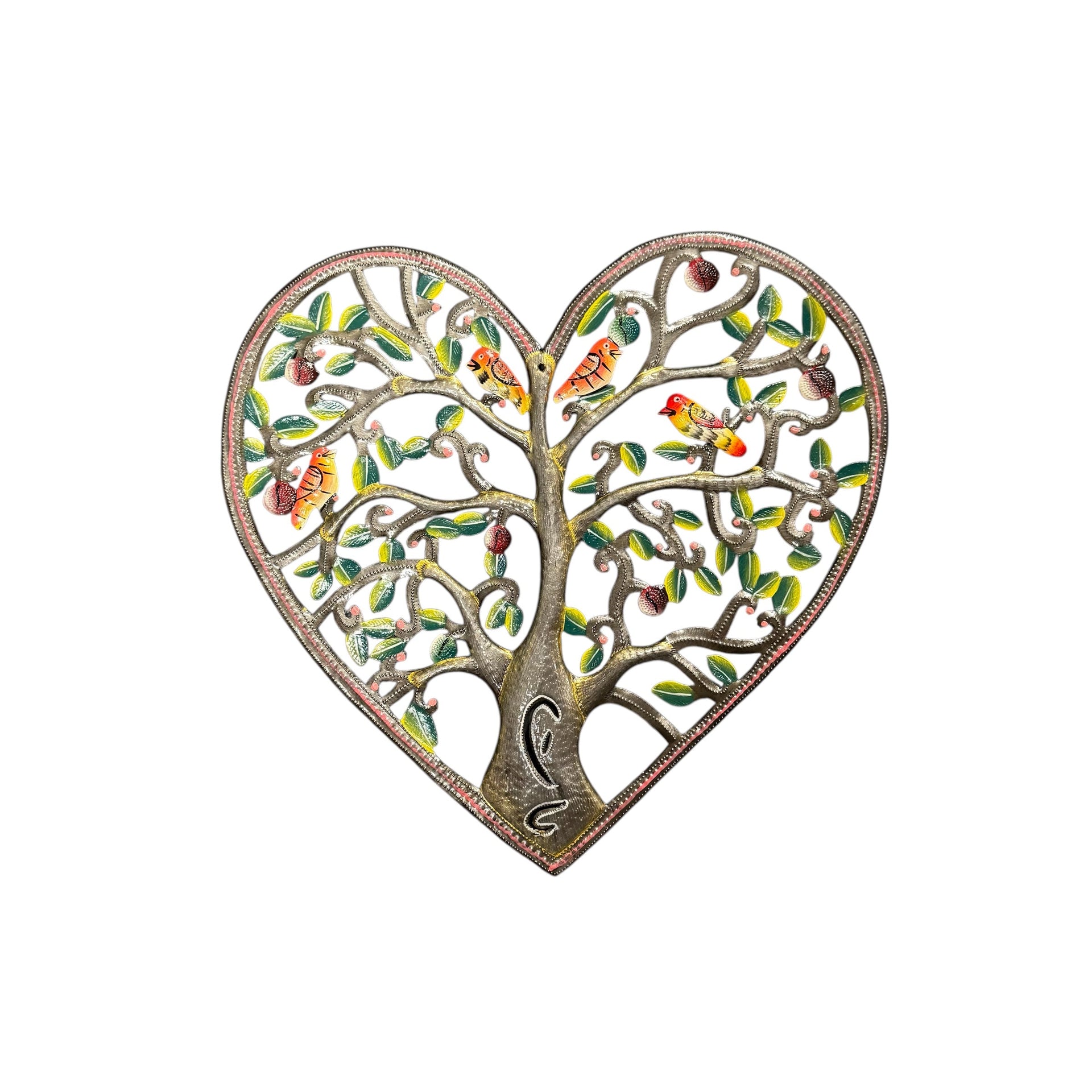 Heart Tree with Birds