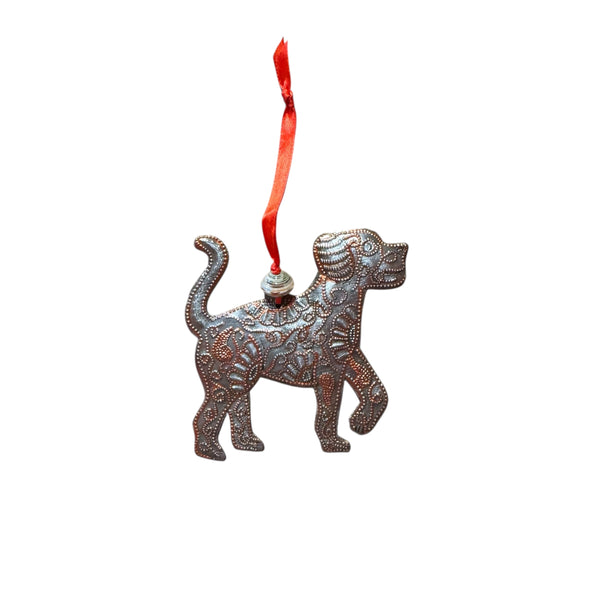 Happy Dog Ornament - Bronze
