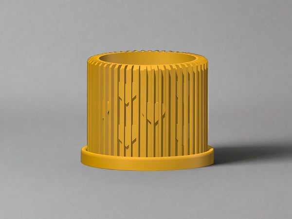 Modern Heart-Shaped Planter with Drainage & Saucer – Unique Valentine’s Day Gift for Plant Lovers, 3d Printed Planter Home Hosting Decor,