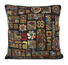 DaDa Bedding Ethnic Ornaments Geometric Black Tapestry Throw Pillow Covers 16