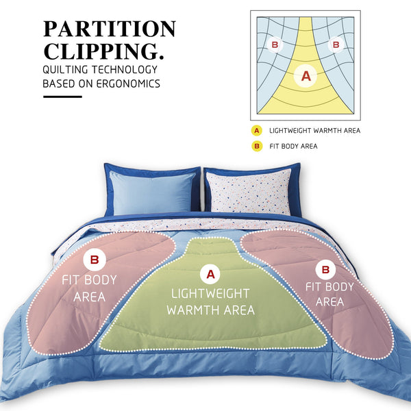 Kasentex Reversible 5 and 7 Piece Ultra Soft Cozy Bed Comforter Sets, Room Decor