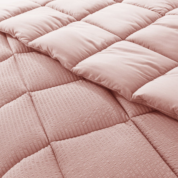 Kasentex Ultra Soft All Season Down Alternative Reversible Comforter, Twin, Queen, King, Room Decor, Graduation Gifts