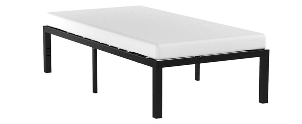 Twin size Modern 16-inch Sturdy Steel Metal Platform Bed Frame