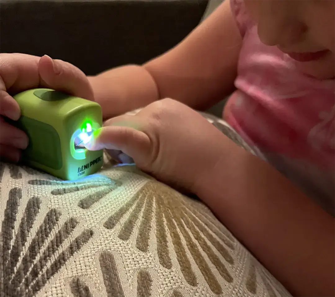 One-Handed Electric Nail Clipper for Kids with Disabilities (Ages 5-13)