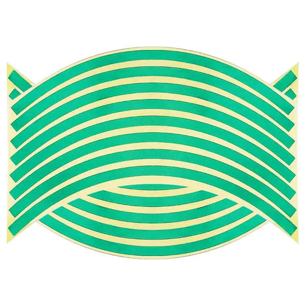 16 Pcs Strips Wheel Stickers And Decals 18 Reflective Rim Tape Bike Motorcycle Car Tape 5 Colors Car Styling