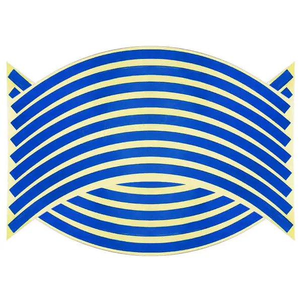 16 Pcs Strips Wheel Stickers And Decals 18 Reflective Rim Tape Bike Motorcycle Car Tape 5 Colors Car Styling