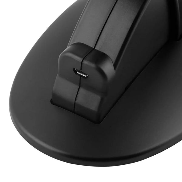 Dua USB Charging Socket Kit Charger Dock Stand Cradle For PS4 Console Controller Play Station Game Pad with USB Cable