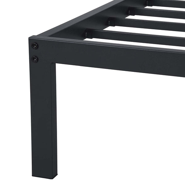 Queen size 16-inch High Heavy Duty Metal Platform Bed Frame