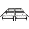 Queen size Black Metal Platform Bed Frame
