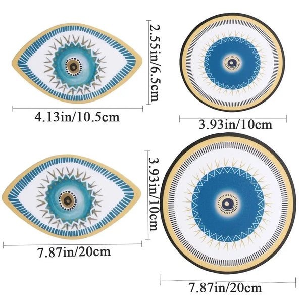 Decorative 1Pcs For Good Luck Success And Protection Wall Hanging Home Decoration Pendant Ornament Evil Eye Handicraft