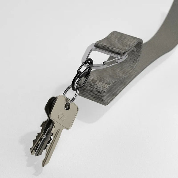 2 Style Stainless Steel Key Ring With 8-Shaped Buckle Easy Removal Hanging Taking Out Key Chain Multi-purpose Waist Keychain Y21