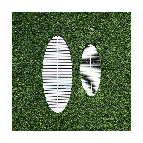 Kinetic Blank Sublimation Wind Spinner 3D Spiral Windchime Chime Sculpture Hanging Outdoor Indoor Garden Decor 18X45cm