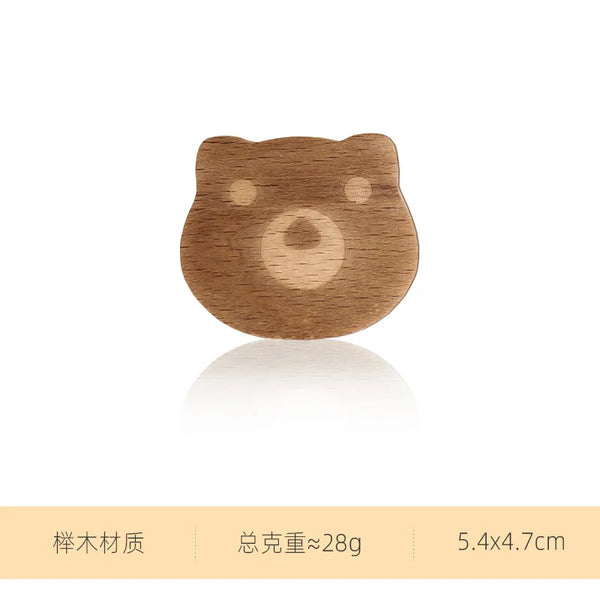 1Pc Star Moon Wooden Hook Multi-Purpose Key Holder Coat Storage Rack Wall Self Adhesive Hook Children Room Decoration Gadgets