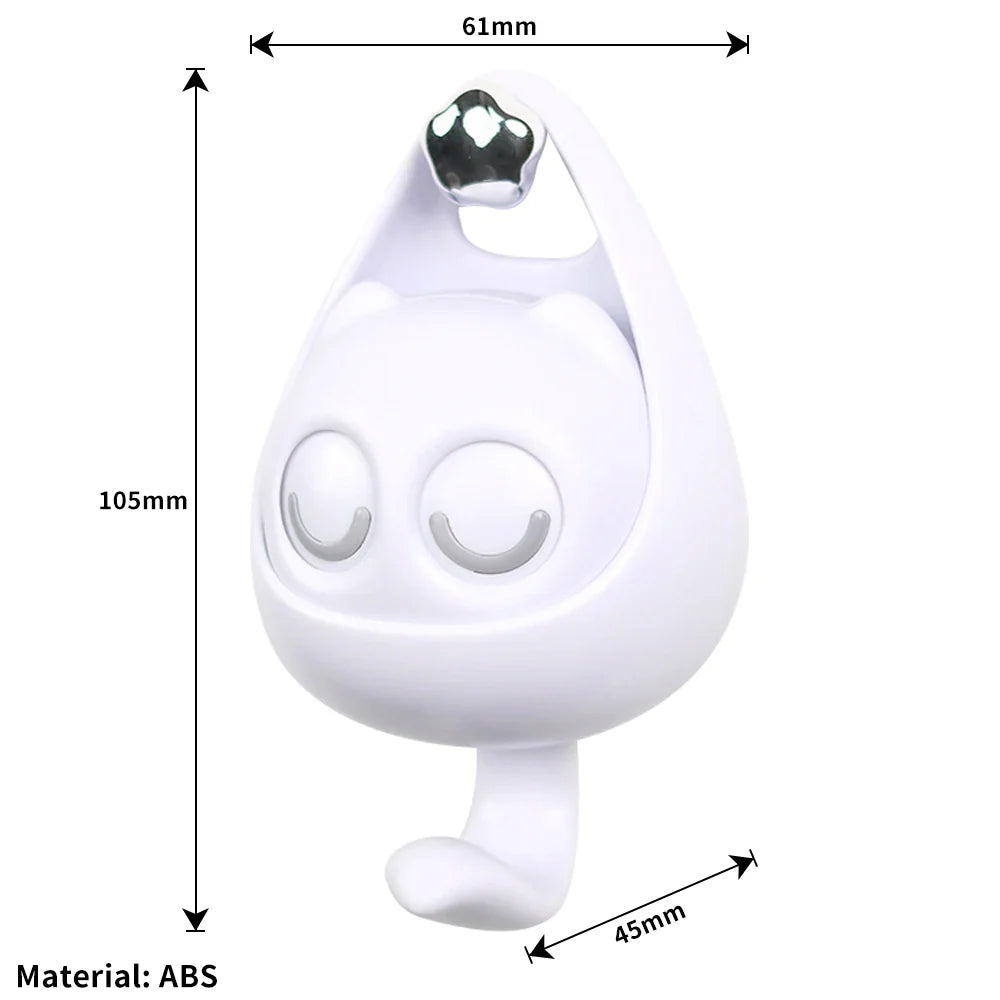 Creative Cute Cartoon Cat Hooks Wall Shlef Hook for Clothes Hat Scarf Key Holders Animals Hanger Rack Home Decoration Hanger