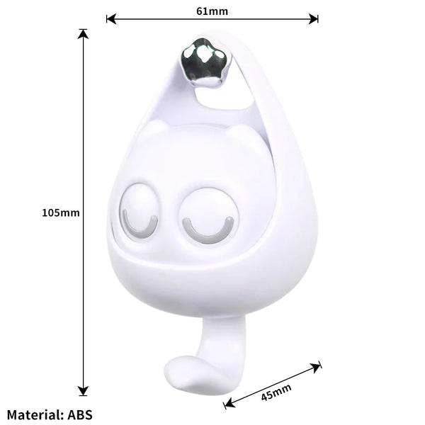 Creative Cute Cartoon Cat Hooks Wall Shlef Hook for Clothes Hat Scarf Key Holders Animals Hanger Rack Home Decoration Hanger