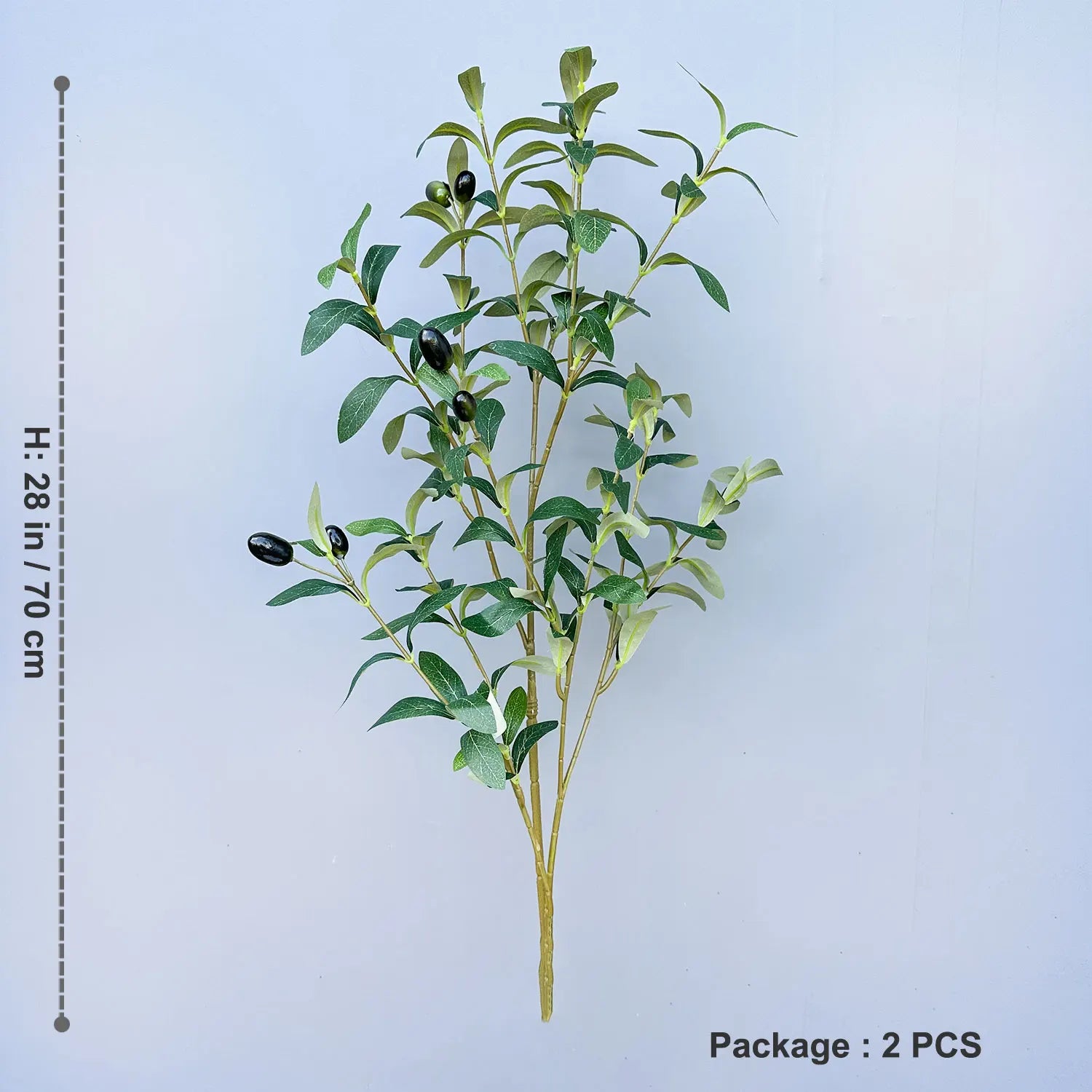 65-200CM Artificial Olive Plant tree High Branches Faux plant Plastic Leaf  Ornamental indoor Artificial Plant for Home Decor