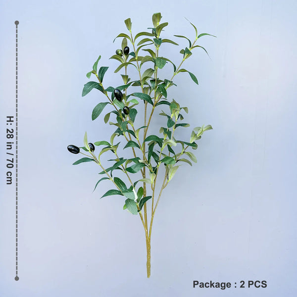 65-200CM Artificial Olive Plant tree High Branches Faux plant Plastic Leaf  Ornamental indoor Artificial Plant for Home Decor