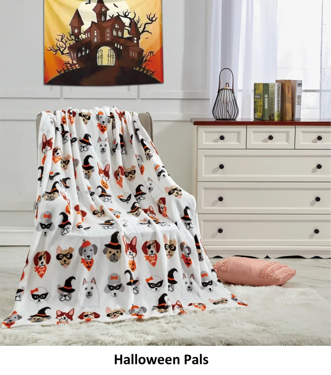 Halloween 50 X 60 Throw Blankets