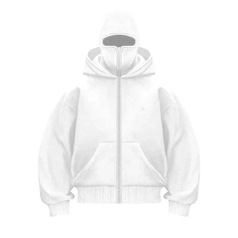 Zipped Faced Hoodie