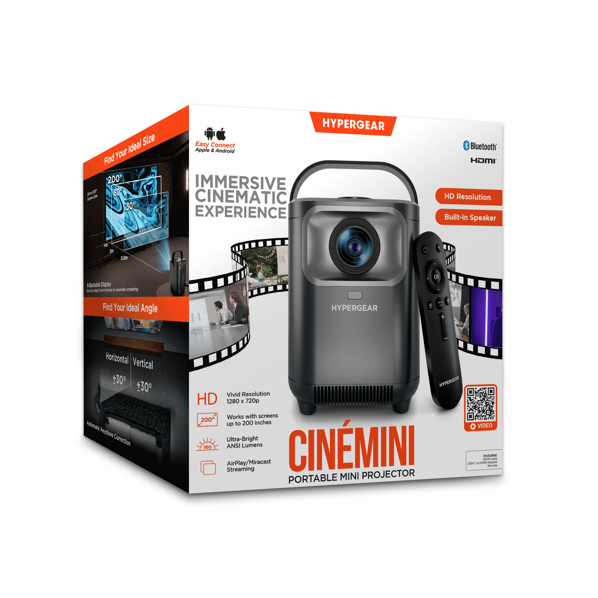 HyperGear CineMini Portable Mini Projector