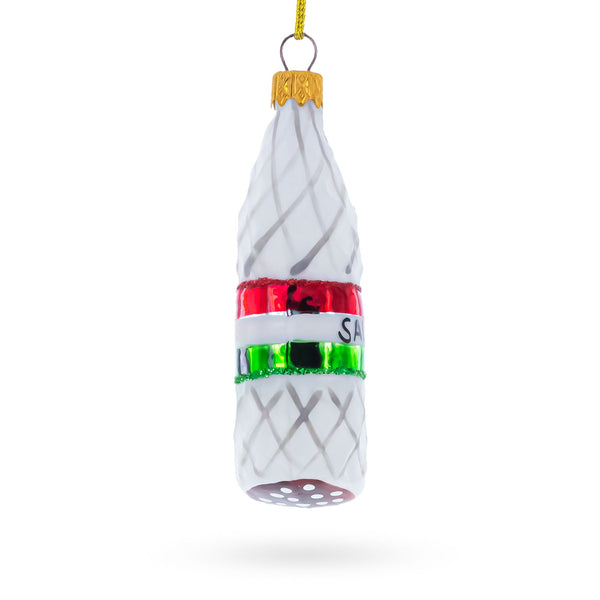 Hard Salami Glass Christmas Ornament