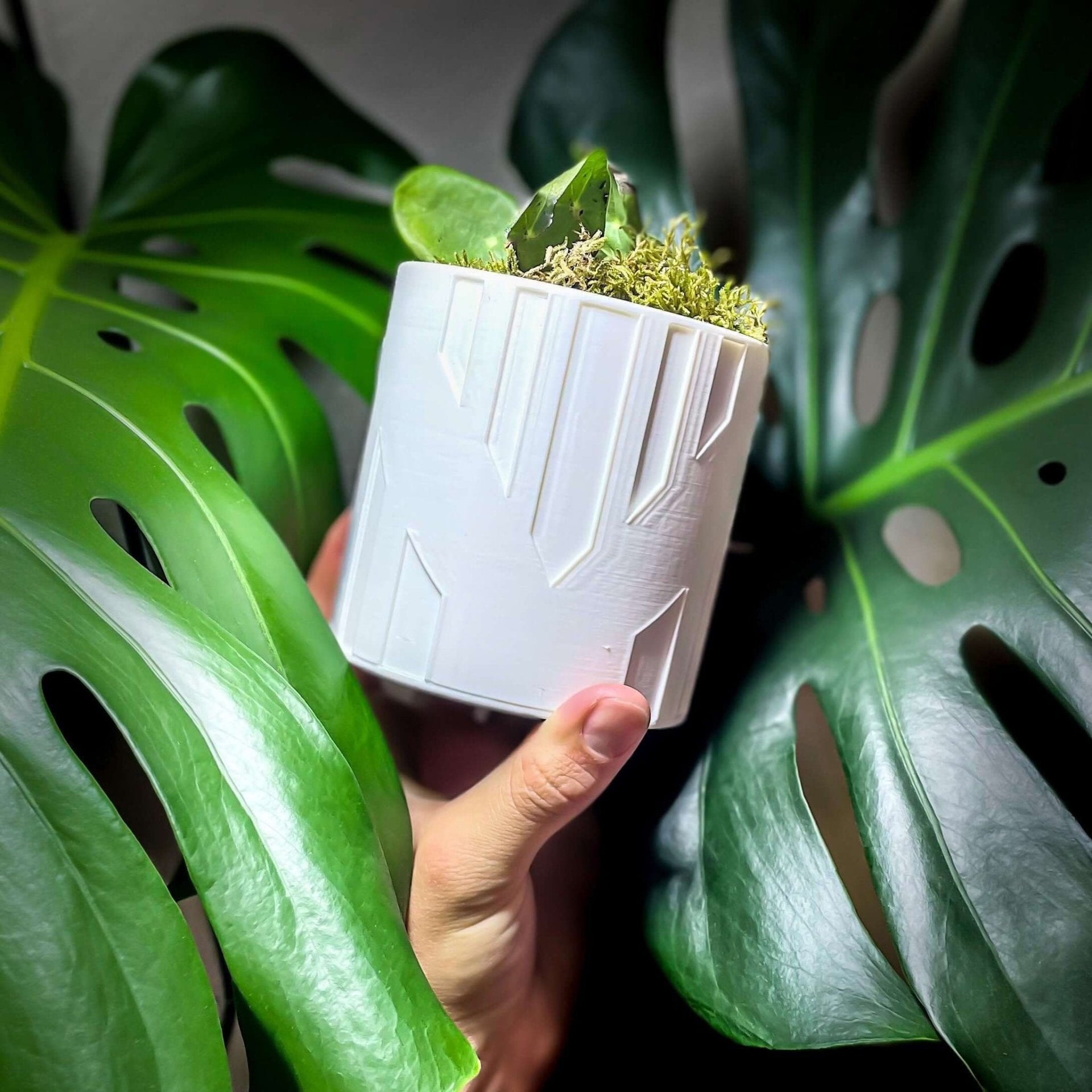 Art Deco Tower Planter