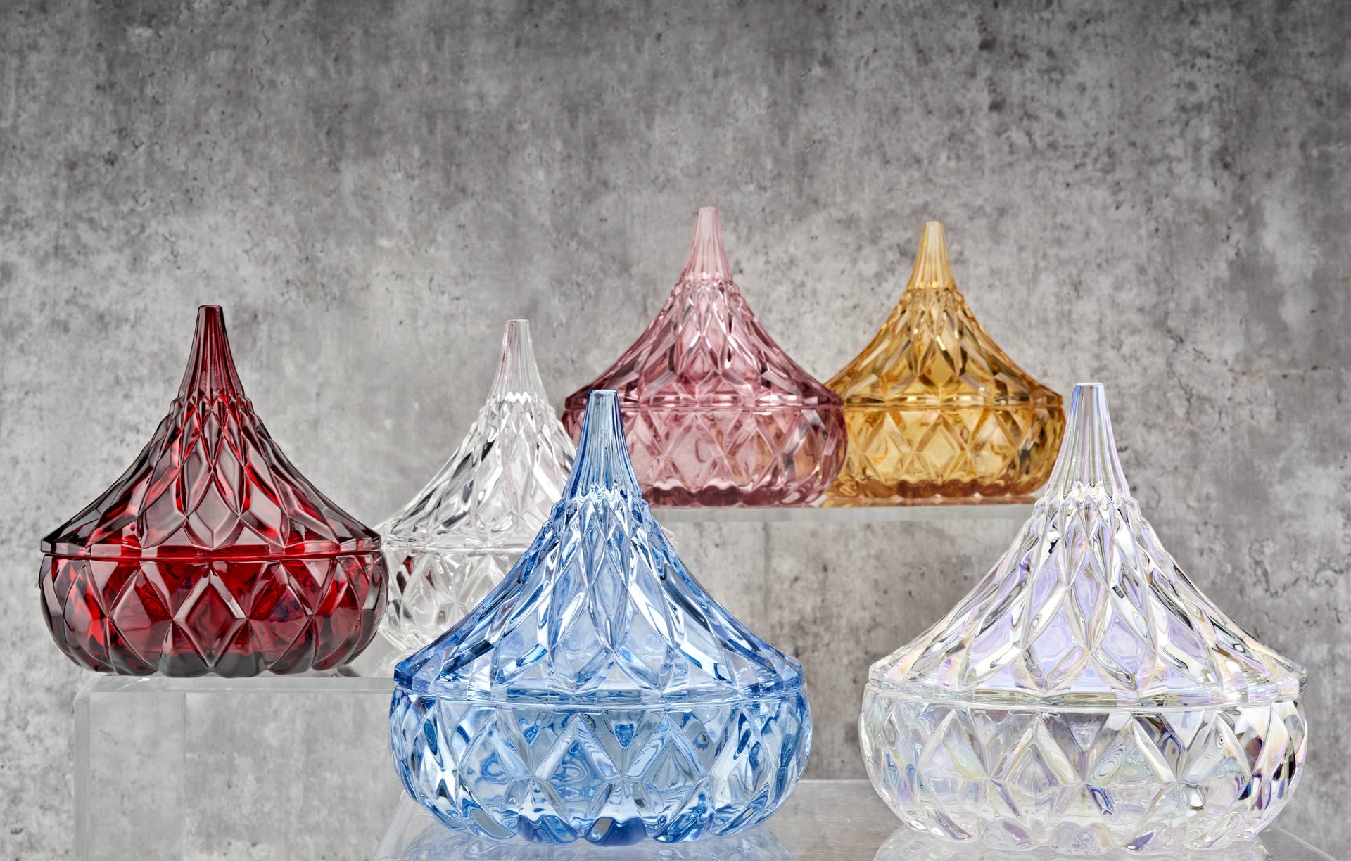 Hershey's KISSES Candy Dish - Multiple colors avail