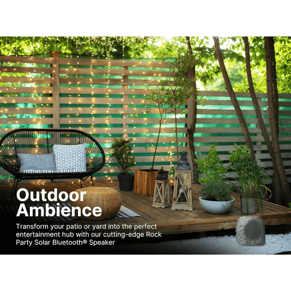 Emerson Rock Party Solar Bluetooth Speaker