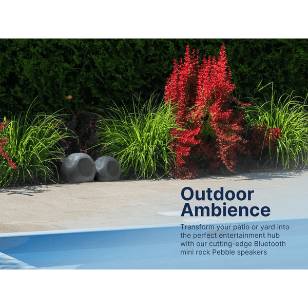 Emerson 1-Pair Mini Pebbles Duo Bluetooth Speakers with TWS