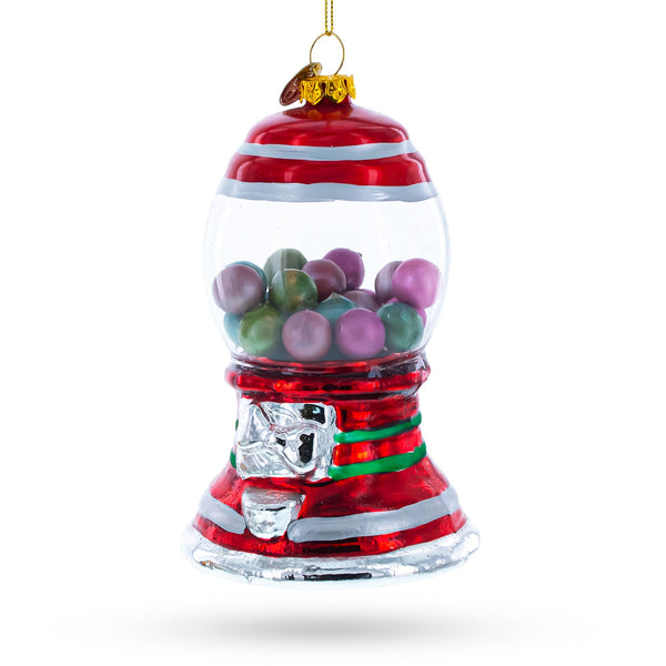 Gumball Machine Glass Christmas Ornament