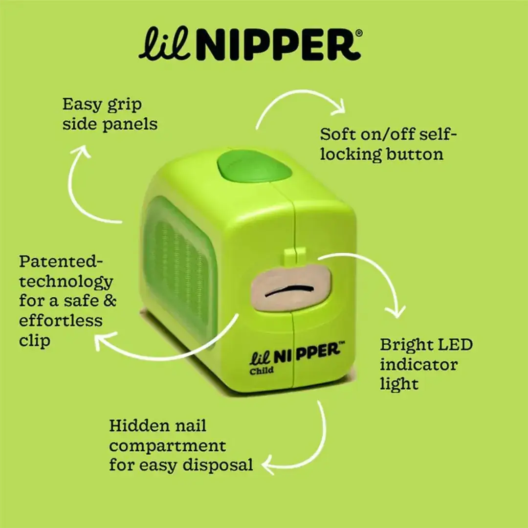 Child Size Electric Nail Clipper - School-aged kids (Ages 5-13) - Lil Nipper