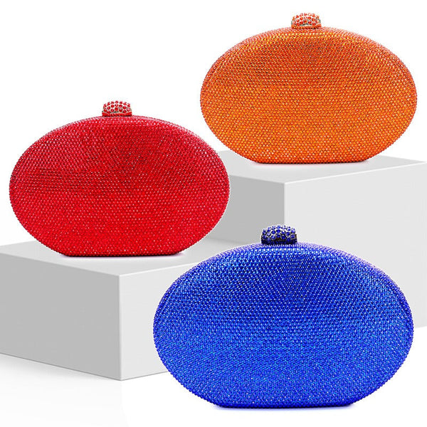 Crystal bag can be used for crossbody carrying, suitable for party and wedding gift bags