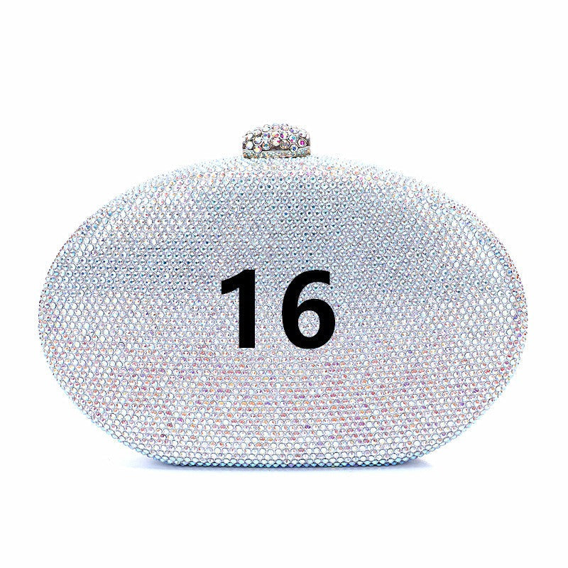 Crystal bag can be used for crossbody carrying, suitable for party and wedding gift bags