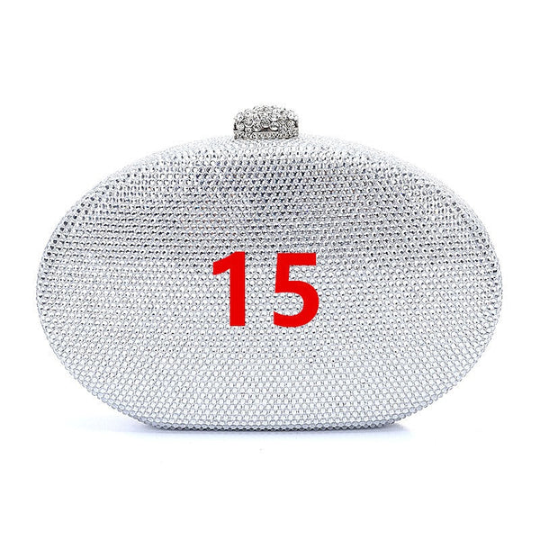 Crystal bag can be used for crossbody carrying, suitable for party and wedding gift bags