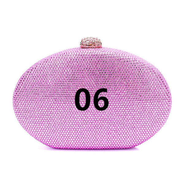 Crystal bag can be used for crossbody carrying, suitable for party and wedding gift bags