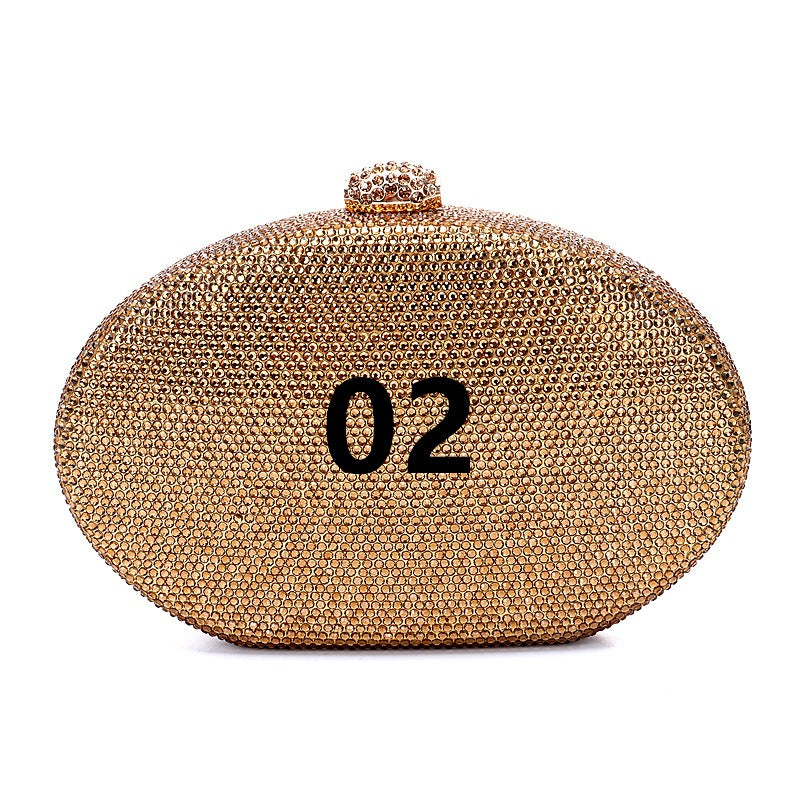 Crystal bag can be used for crossbody carrying, suitable for party and wedding gift bags