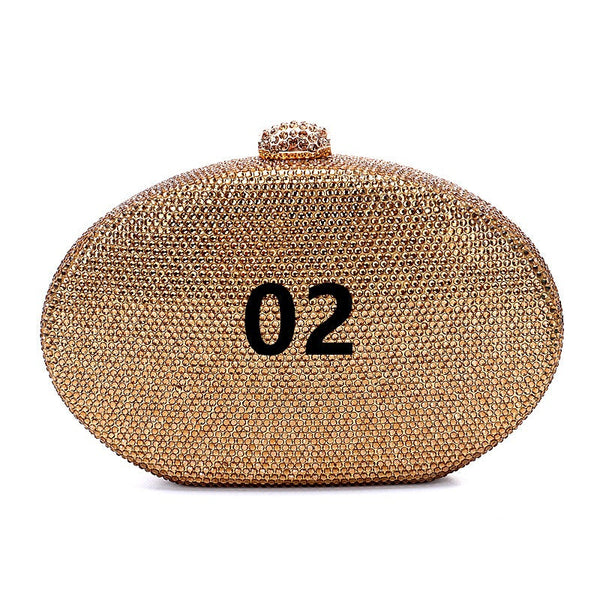 Crystal bag can be used for crossbody carrying, suitable for party and wedding gift bags