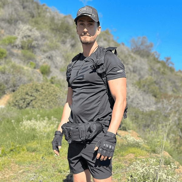 JupiterGear Tactical Military Fingerless Airsoft Gloves for Outdoor Sports, Paintball, and Motorcycling