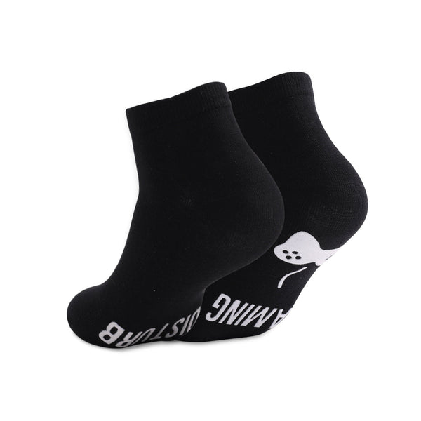 DO NOT DISTURB Short Socks Glue Letter Printing Socks Men's Mid-Tube Game Socks