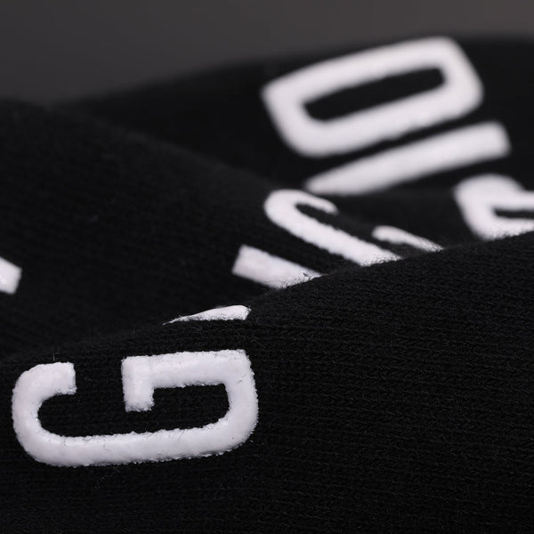 DO NOT DISTURB Short Socks Glue Letter Printing Socks Men's Mid-Tube Game Socks