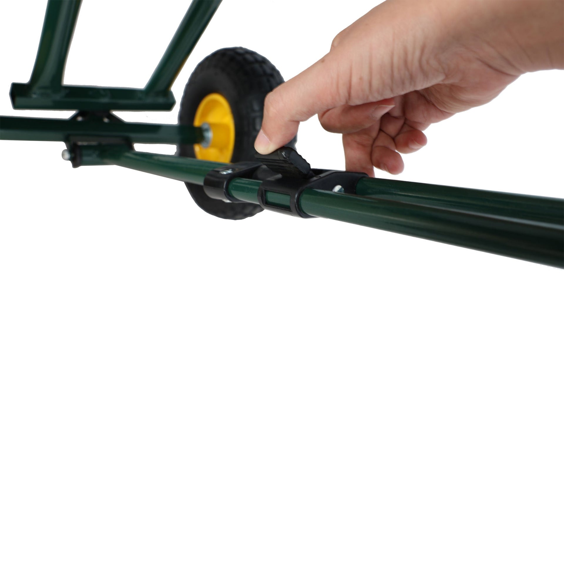 Garden trolley Rolling work chair with wheels, garden stool for planting, 360 degree swivel seat, station wagon scooter with steering handle and utility tray, for yard and outdoors, (green)