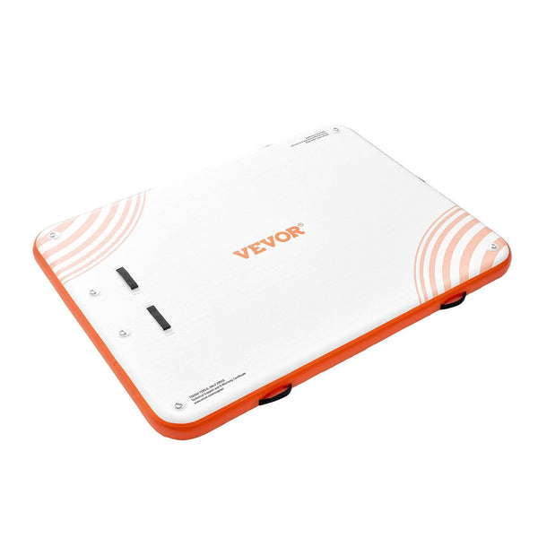 10x8FT Inflatable Floating Dock Platform – Non-Slip Water Raft