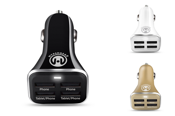 HyperGear Quad USB 6.8A Car Charger