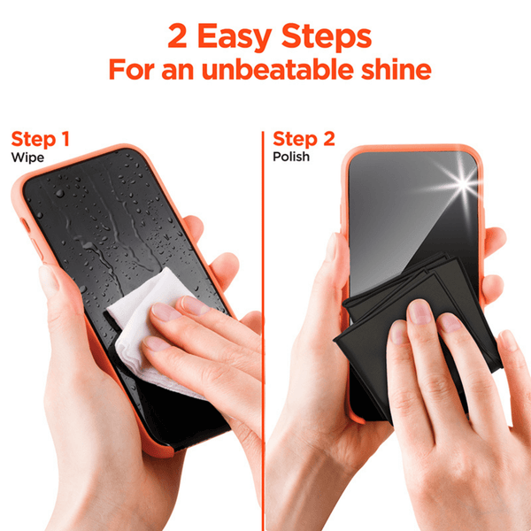 HyperGear ScreenWhiz Screen Cleaning Wipes and Cloth Kit