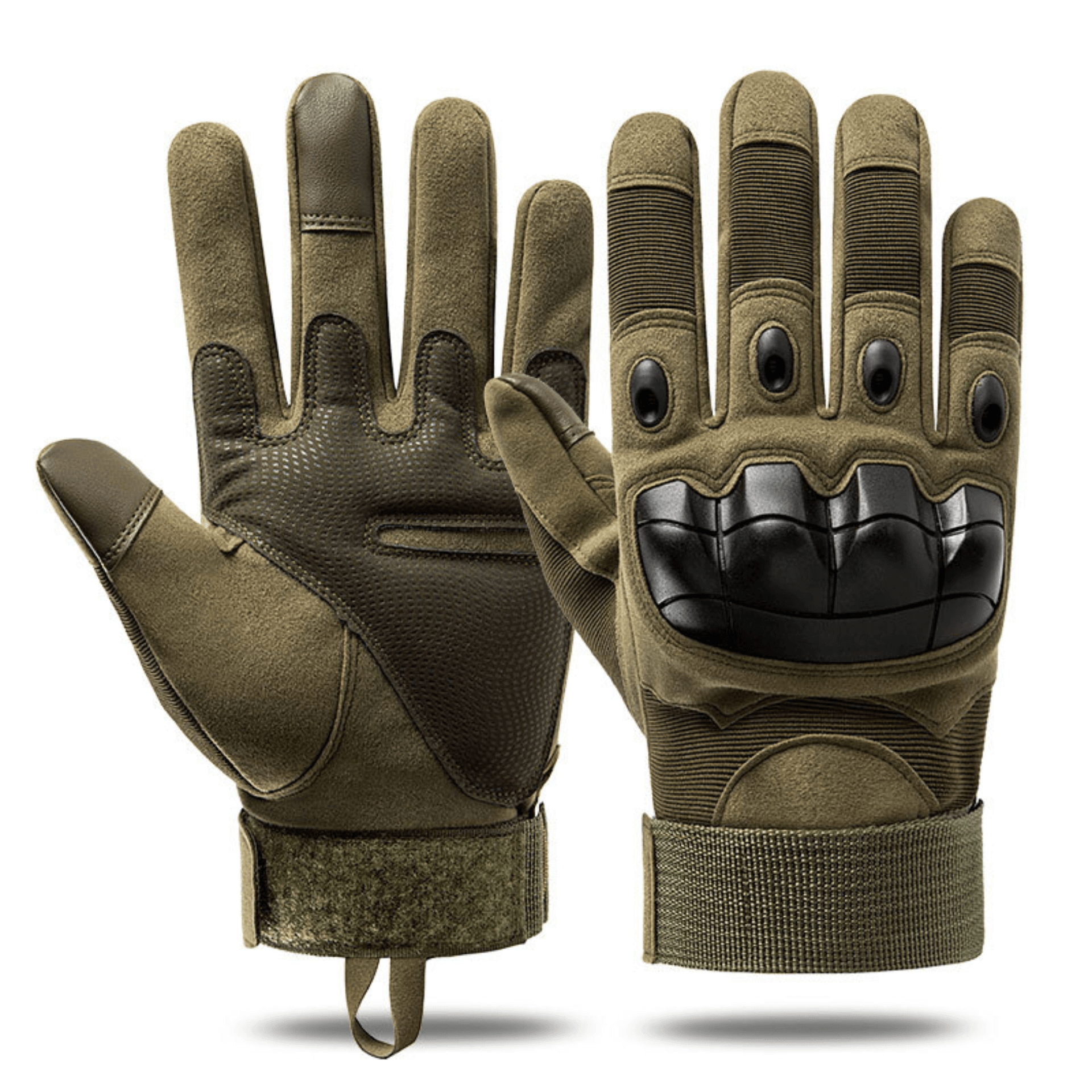 JupiterGear Tactical Military Airsoft Gloves for Outdoor Sports, Paintball, and Motorcycling with Touchscreen Fingertip Capability