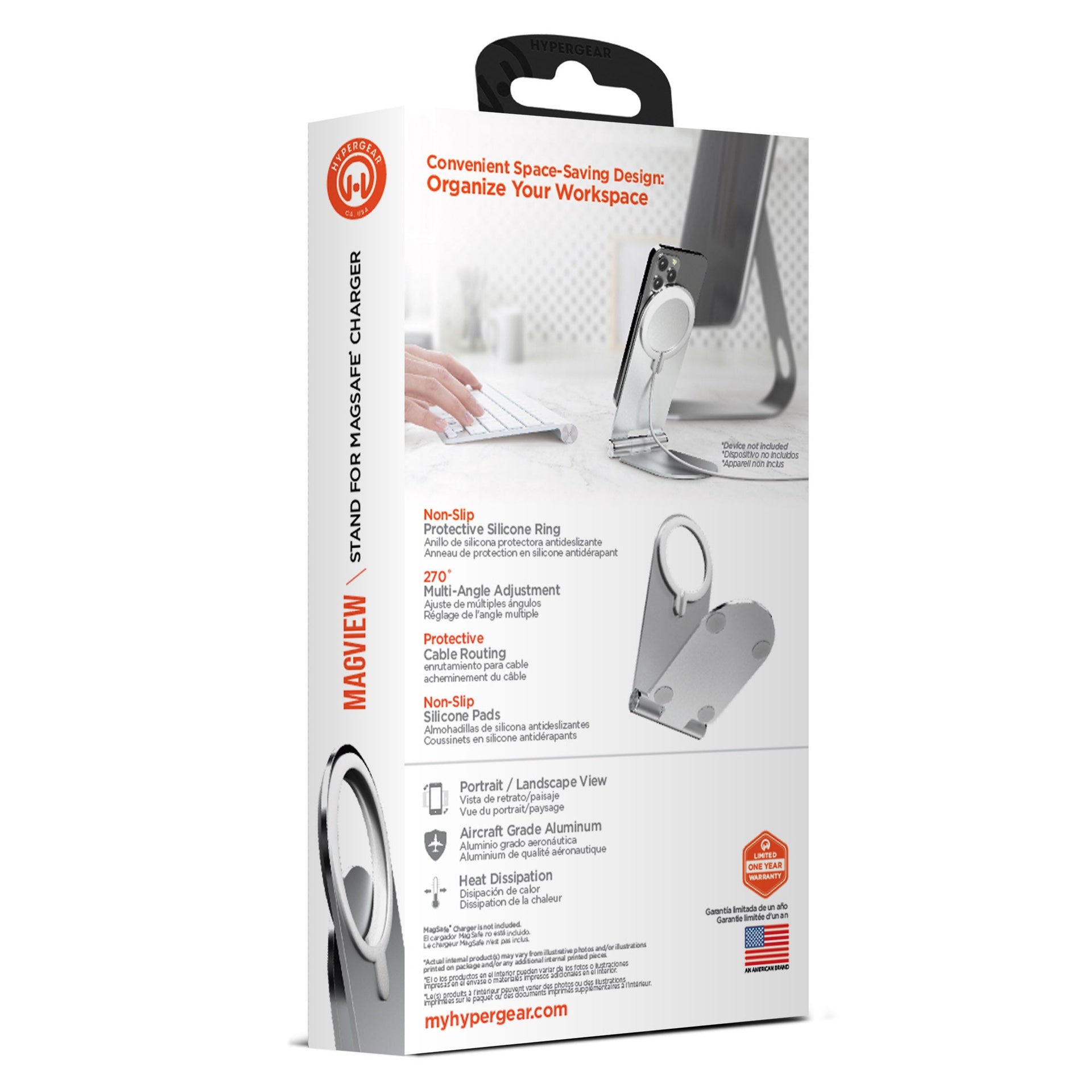 HyperGear MagView Stand for MagSafe Charger with Adjustable Angles