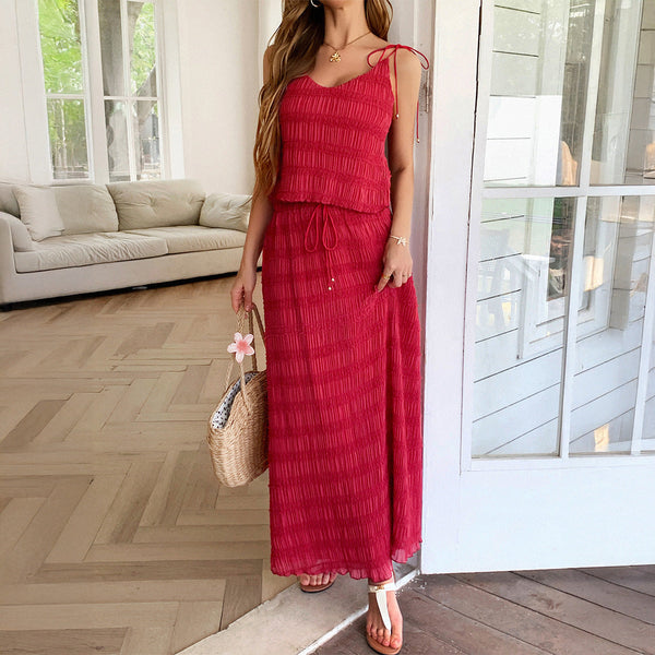 Elegant Wind Strap Ripple Small Strap Set for Women