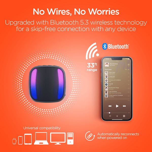 HyperGear Spin Cycle LED Wireless Bike Speaker